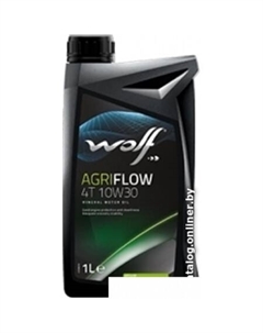 Моторное масло AgriFlow 4T 10W-30 1л Wolf