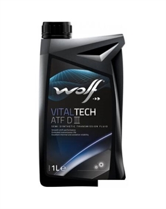 Трансмиссионное масло VitalTech ATF DIII 1л Wolf