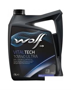 Моторное масло VitalTech Ultra 10W-40 5л Wolf