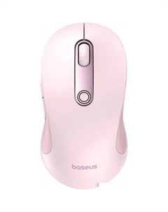 Мышь F02 Ergonomic Wireless Mouse (розовый, без батарейки в комплекте) Baseus