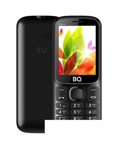 Кнопочный телефон BQ BQ-2440 Step L+ (черный) Bq