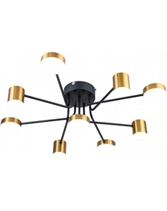 Люстра средней высоты Ogma 10235/9 LED*110W Black/Brass Escada