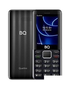 Кнопочный телефон BQ BQ-2453 Quattro (черный) Bq