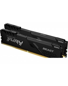 Оперативная память FURY Beast 2x8GB DDR4 PC4-28800 KF436C17BBK2/16 Kingston