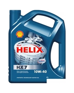 Моторное масло Helix HX7 10W-40 4л Shell