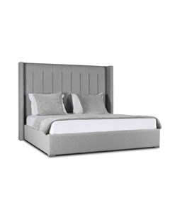 Кровать berkley winged vertical bed collection 160 200 серый 180x160x215 см Idealbeds