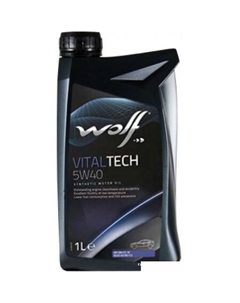 Моторное масло VitalTech 5W-40 B4 Diesel 1л Wolf