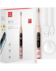 Электрическая зубная щетка X10 Smart Electric Toothbrush (розовый) Oclean