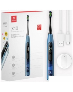 Электрическая зубная щетка X10 Smart Electric Toothbrush (синий) Oclean