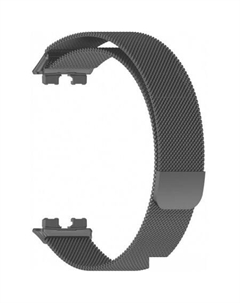 Браслет Milanese loop металлический для Huawei Band 8/9 (черный) Rumi