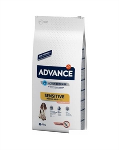 Корм для собак Sensitive Salmon & Rice 12 кг Advance