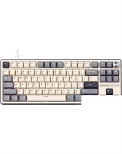 Клавиатура R87 Pro RGB Half Grey (RK Cream) Royal kludge