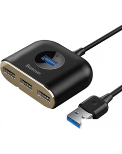 USB-хаб  Square round 4in1 USB Adapter CAHUB-AY01 Baseus