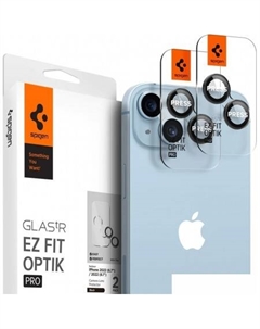 Защитное стекло Optik Pro TR EZ Fit Lens Protector для iPhone 14/14 Plus AGL05213 (2шт) Spigen