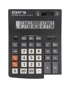 Бухгалтерский калькулятор Plus STF-333-16 250417 Staff