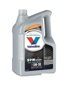 Моторное масло Synpower FE 5W-30 5л Valvoline