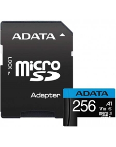 Карта памяти Premier AUSDX256GUICL10A1-RA1 microSDXC 256GB (с адаптером) Adata