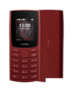 Кнопочный телефон Nokia 105 (2023) Dual SIM TA-1557 (красный)