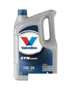 Моторное масло SynPower JL C5 0W-20 5л Valvoline