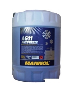 Антифриз Antifreeze AG11 10л Mannol