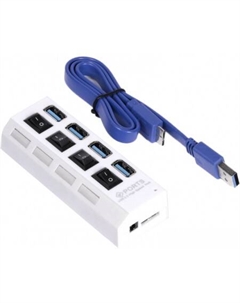 USB-хаб SBHA-7304-W Smartbuy