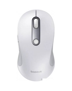 Мышь F02 Ergonomic Wireless Mouse (белый, с батарейкой в комплекте) Baseus