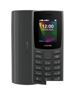 Кнопочный телефон Nokia 106 (2023) Dual SIM TA-1564 (угольный)