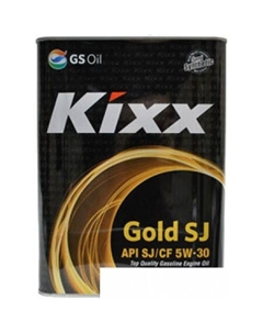 Моторное масло GOLD SJ 5W-30 SJ/CF 4л Kixx