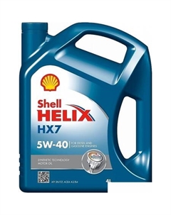 Моторное масло Helix HX7 5W-40 4л Shell