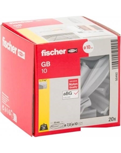 Дюбель для газо- и пенобетона GB 10 50492 (20 шт) Fischer