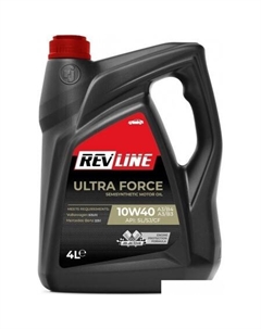 Моторное масло Ultra Force Semisynthetic 10W-40 4л Revline