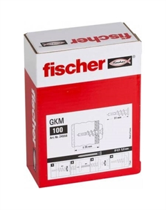 Дюбель для гипсокартона GKM 24556 (100 шт) Fischer