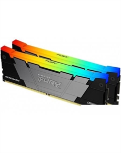 Оперативная память FURY Renegade RGB 2x8ГБ DDR4 3200МГц KF432C16RB2AK2/16 Kingston