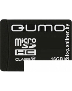 Карта памяти microSDHC (Class 10) 16GB (QM16GMICSDHC10) Qumo