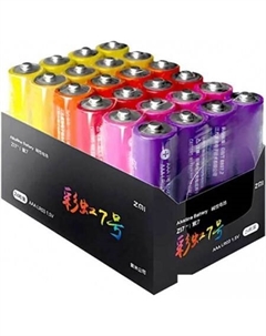 Батарейка ZI5 Rainbow AA 24 шт. AA524 Colors Zmi