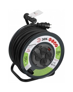 Удлинитель RMx-4es-3x2.5-50m-IP44(KG) Б0052919 Эра