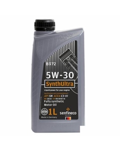 Моторное масло SynthUltra 5W-30 API SN ACEA C3-III, 1л Senfineco