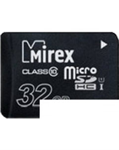 Карта памяти microSDHC UHS-I (Class 10) 32GB [13612-MCSUHS32] Mirex