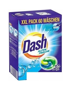 Капсулы для стирки Alpen Frische (60 шт) Dash