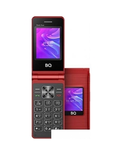 Кнопочный телефон BQ BQ-2412 Shell Duo (красный) Bq