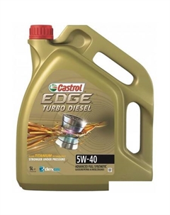 Моторное масло Edge Turbo Diesel 5W-40 5л Castrol