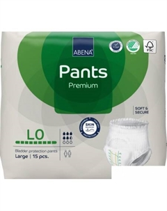 Трусы-подгузники для взрослых Pants L0 Premium (15 шт) Abena