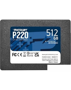 SSD P220 512GB P220S512G25 Patriot