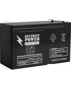 Аккумулятор для ИБП SPL 12-9 F2 (12В/9 А·ч) Security power