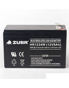 Аккумулятор для ИБП HR1234W 12V9Ah Зубр