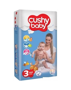 Подгузники Midi 4-9 кг (70 шт) Cushy baby