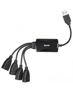 USB-хаб BU-HUB4-0.3-U2.0-Splitter Buro