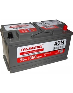 Автомобильный аккумулятор AGM DEK950 850A (95 А·ч) Dynamatrix