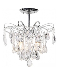 Люстра средней высоты Crown 682/4PL Е27*60W Chrome Escada