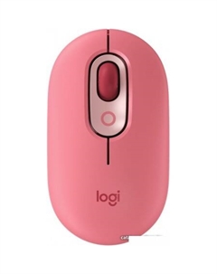 Мышь Pop Mouse (розовый/бордовый) Logitech